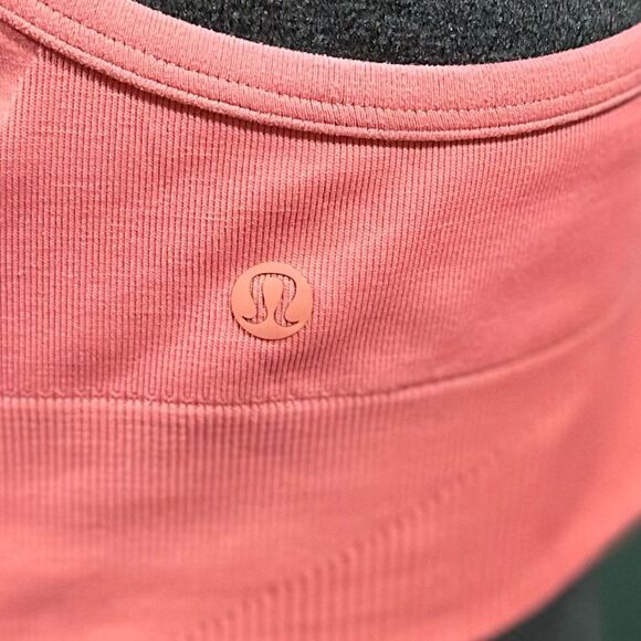 Lululemon Women's Ebb and Flow Convertible Sports Bra in Rustic Coral C/D Cup - Picture 9 of 9